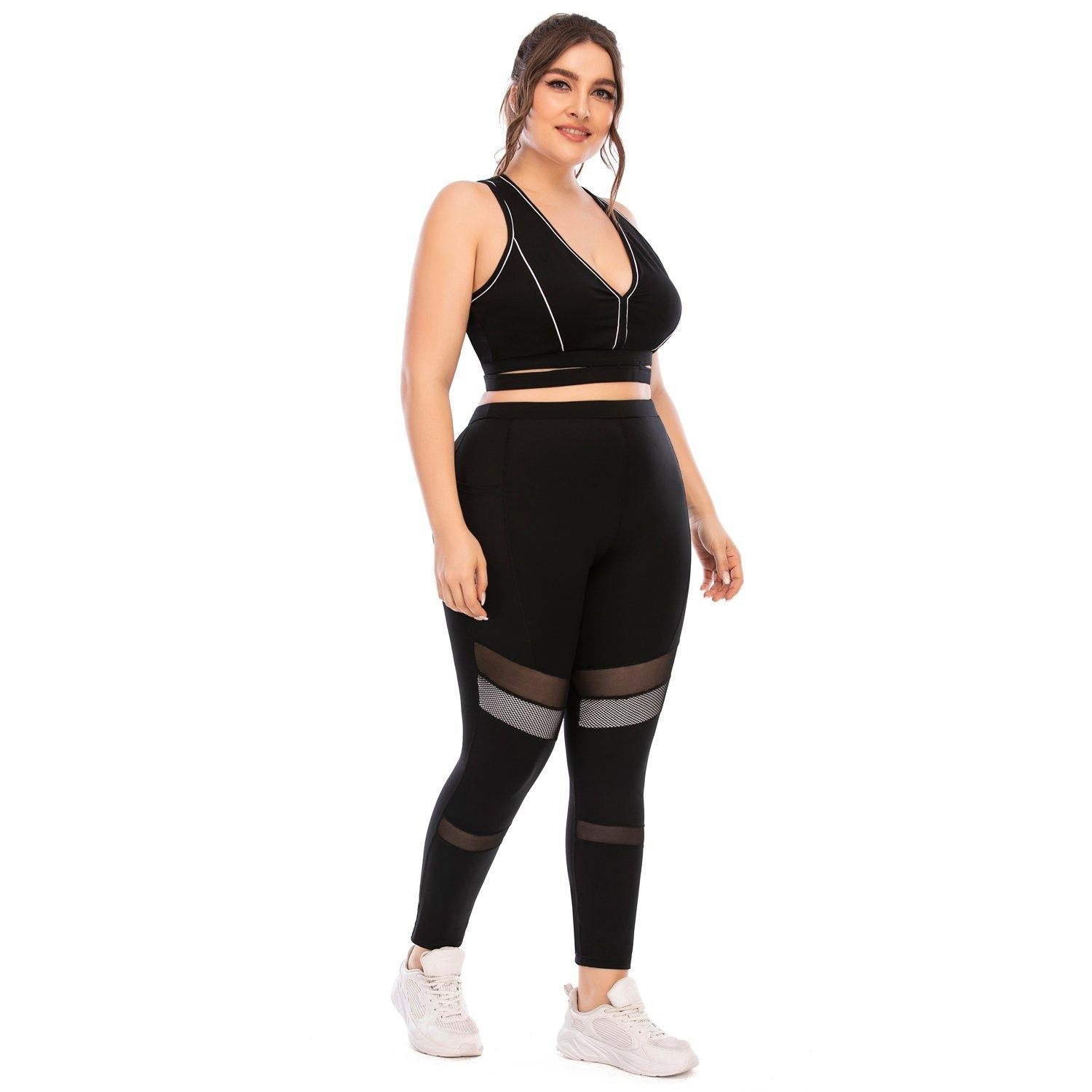 Plus Size Yoga Sets Workout Suits for Women