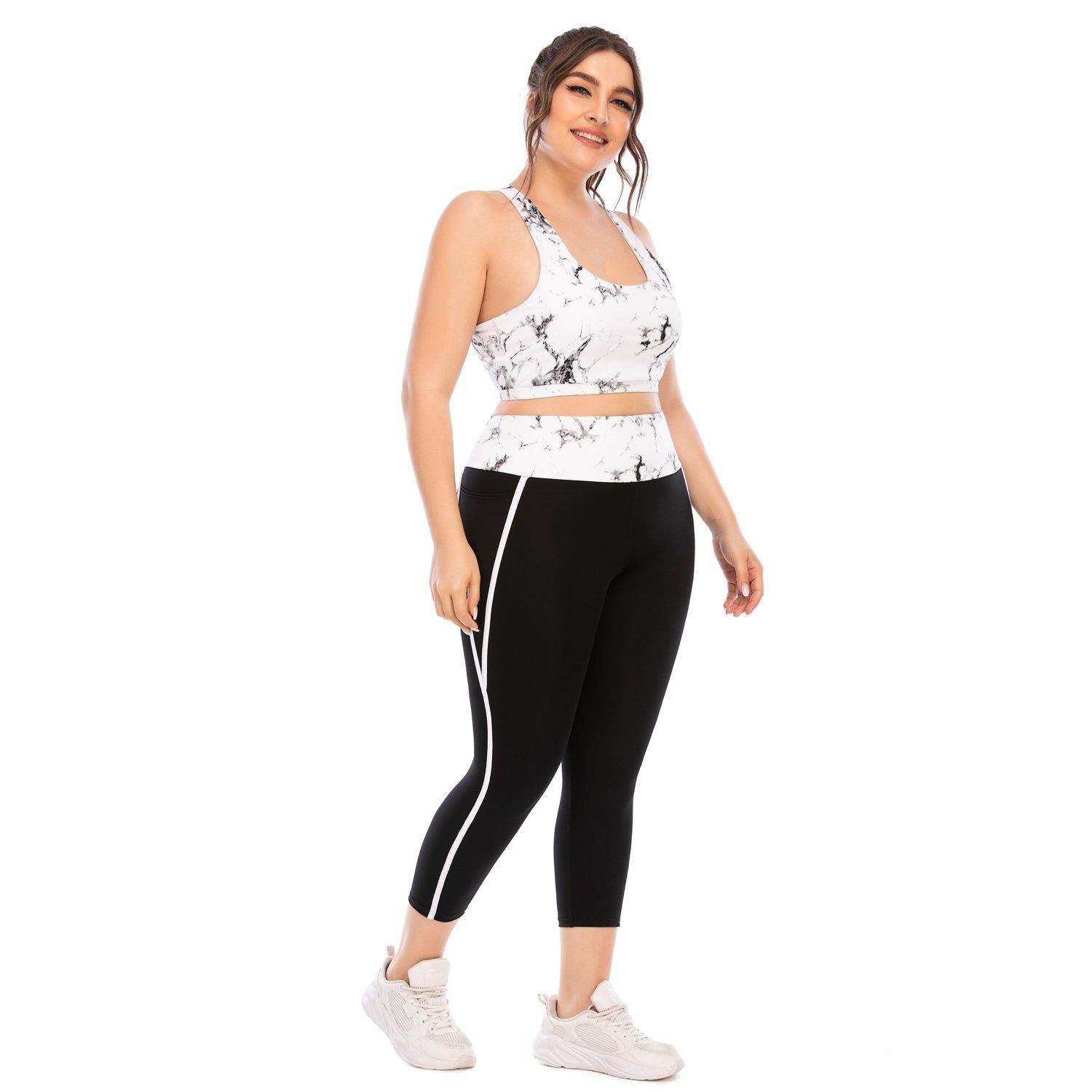 Plus Size Yoga Sets Workout Suits for Women