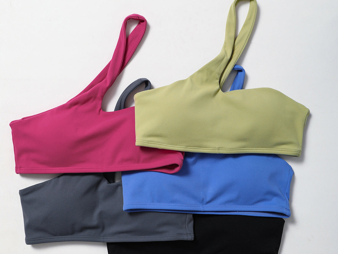 Butter Soft One Shoulder Sports Bra