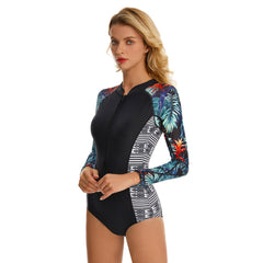 Long Sleeve Bathing Suit for Sun Protection UPF 50+