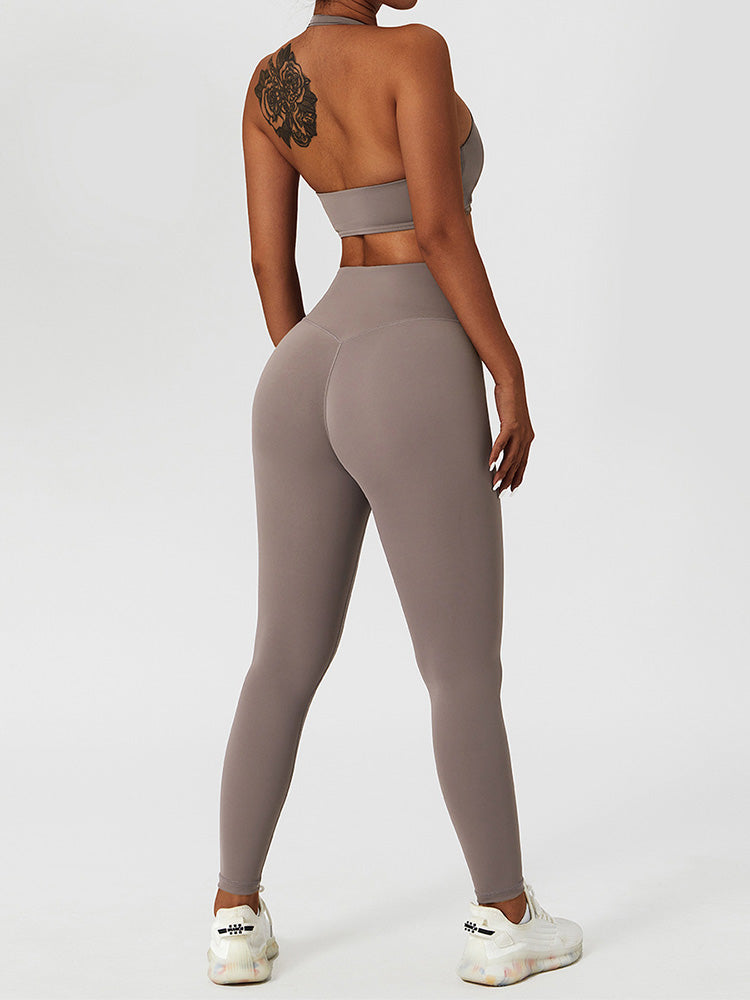 Air Cloud Crossover Waist Yoga Leggings