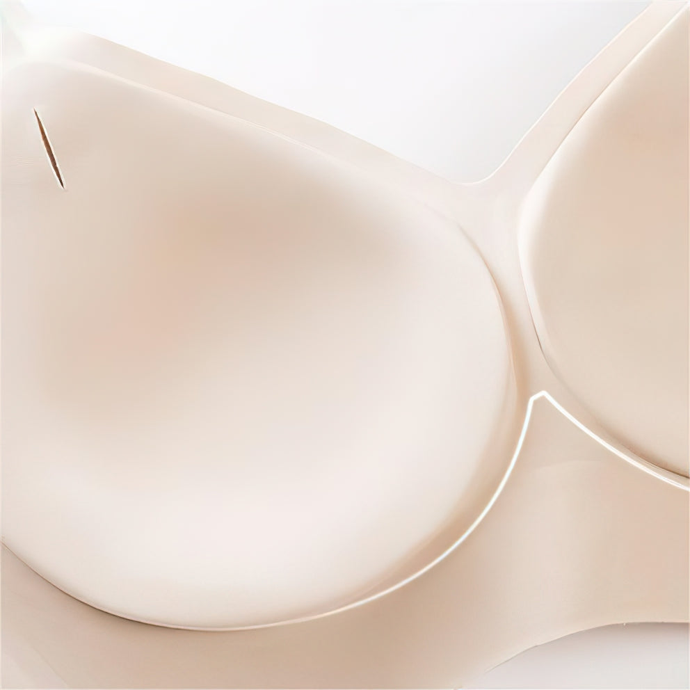 Plus Size Backless Seamless Thin Padded Wireless Bra