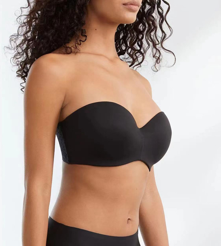 Strapless Bra Smooth Shape Wireless Seamless Non-Padded