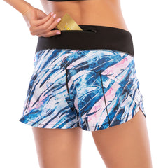 Yoga Workout High Waist Shorts Back Pockets