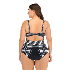 Plus Size Bikini Push Up High Waisted Swimsuits