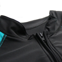 One Piece Tummy Control Bandeau Rash Guard Long Sleeve Swimsuit