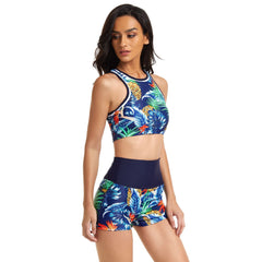 Two Piece Bathing Suits for High Waisted Bikini Set