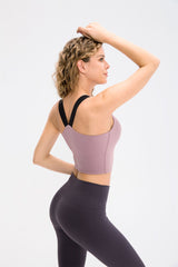 V-Back Yoga Sports Bra