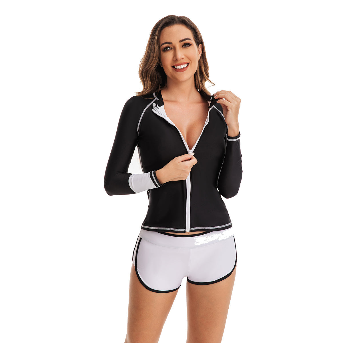 2 Piece Long Sleeve Swimsuits for Women