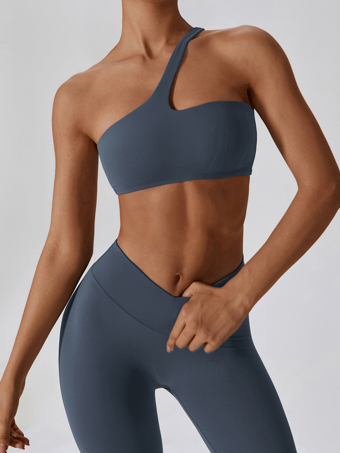 Butter Soft One Shoulder Sports Bra