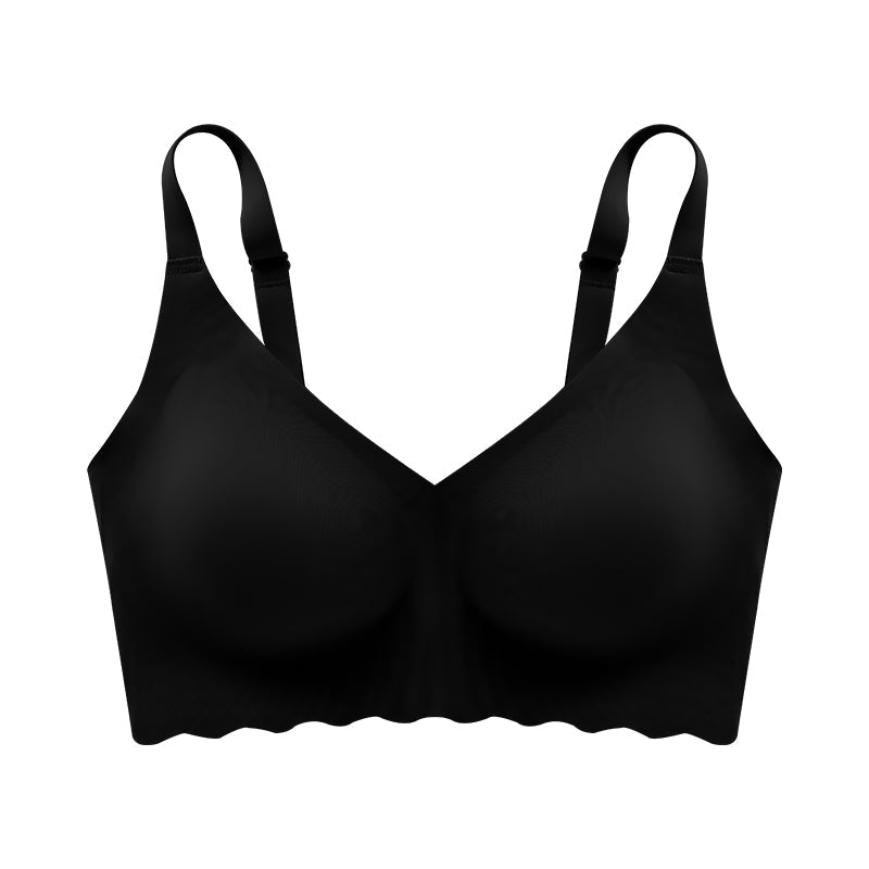 Rippled Edge Wireless Bra