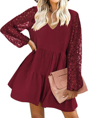 Lace Swing Shift Dresses