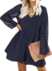 Lace Swing Shift Dresses