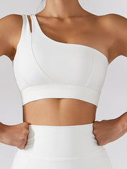 Empowered One Shoulder Sports Bra