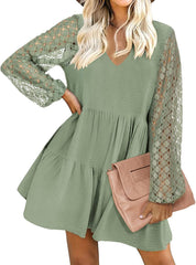 Lace Swing Shift Dresses