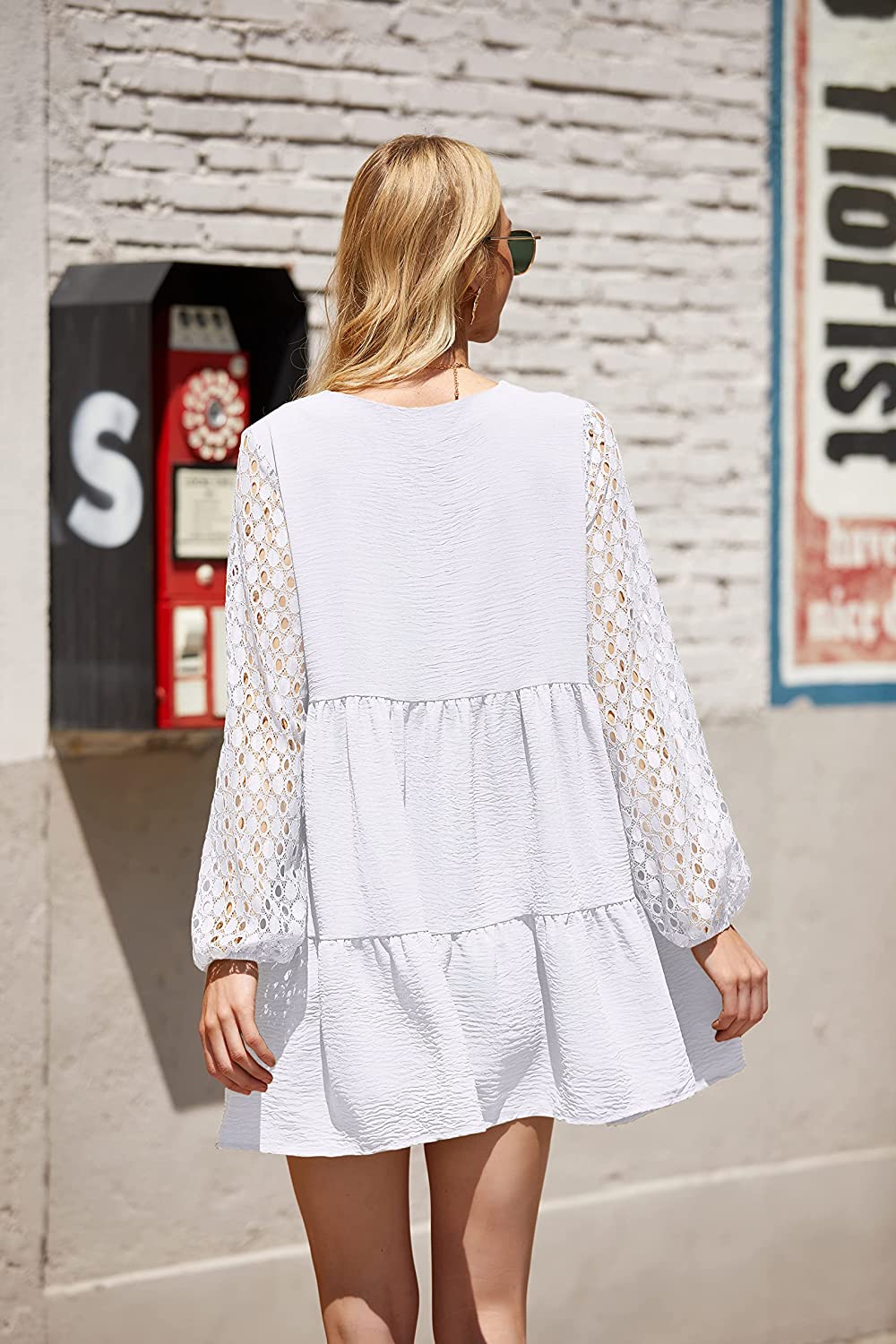 Lace Swing Shift Dresses