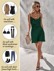 Avidlove Bodycon Party Dresses Spaghetti Strap Ruched Mini Club Dress XS-XL