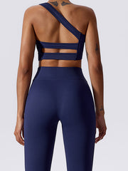 Live in Rib Asymmetrical Bra