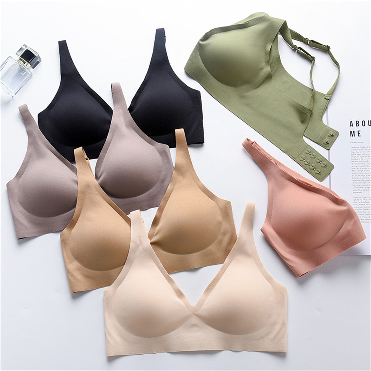 Basic Triangle Push-up Wireless Bra