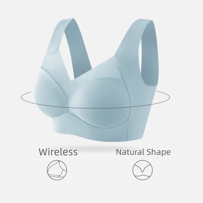 Minimizer Mesh CrossOver Wireless Bra with Cooling