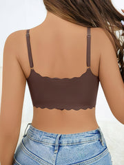 Milk & Coffee Seamless Wireless Bra Peru