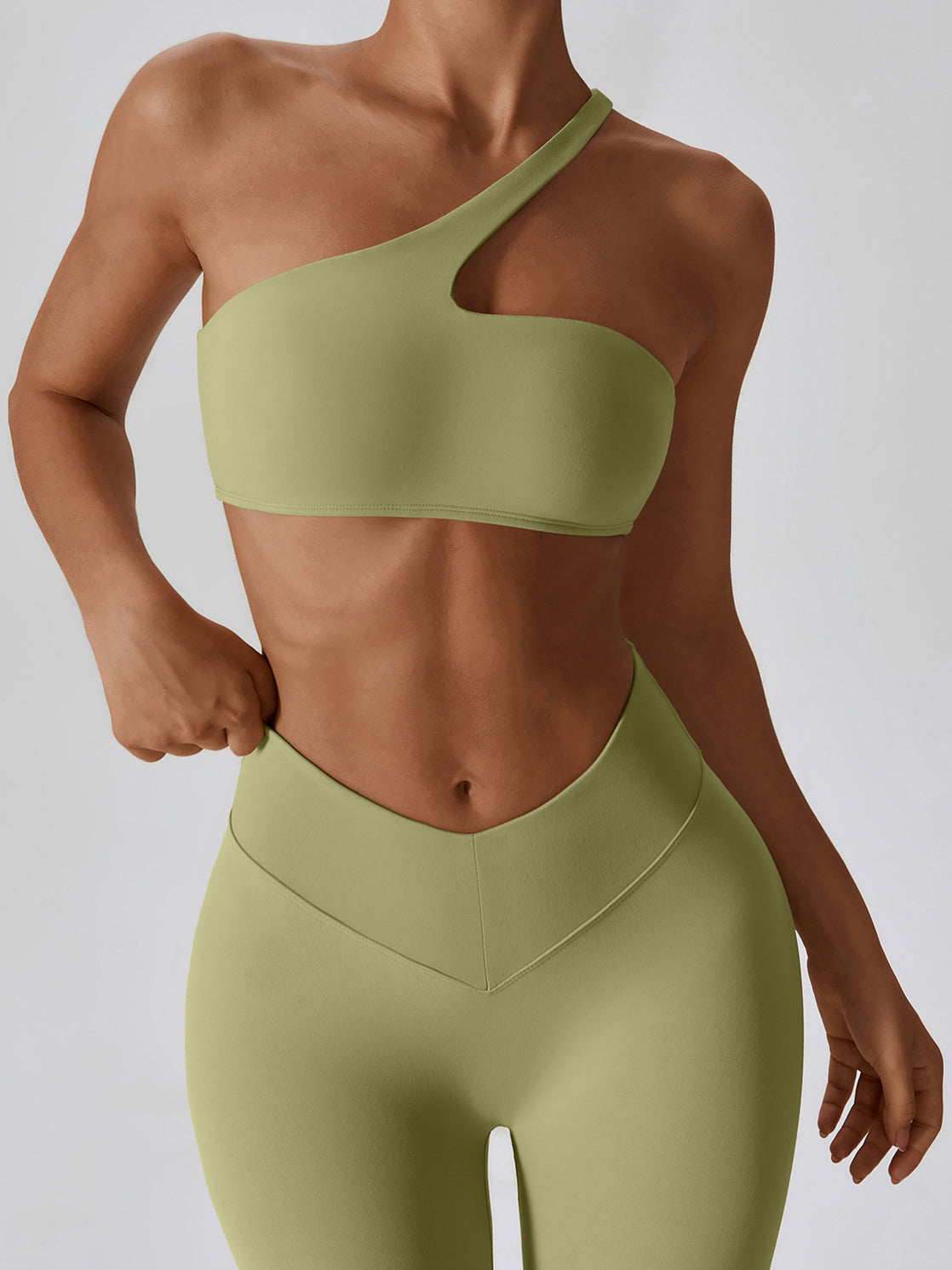 Butter Soft One Shoulder Sports Bra