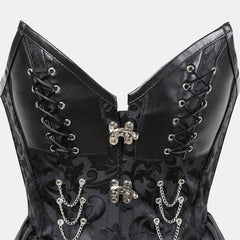 Gothic Overbust Corset - Parca
