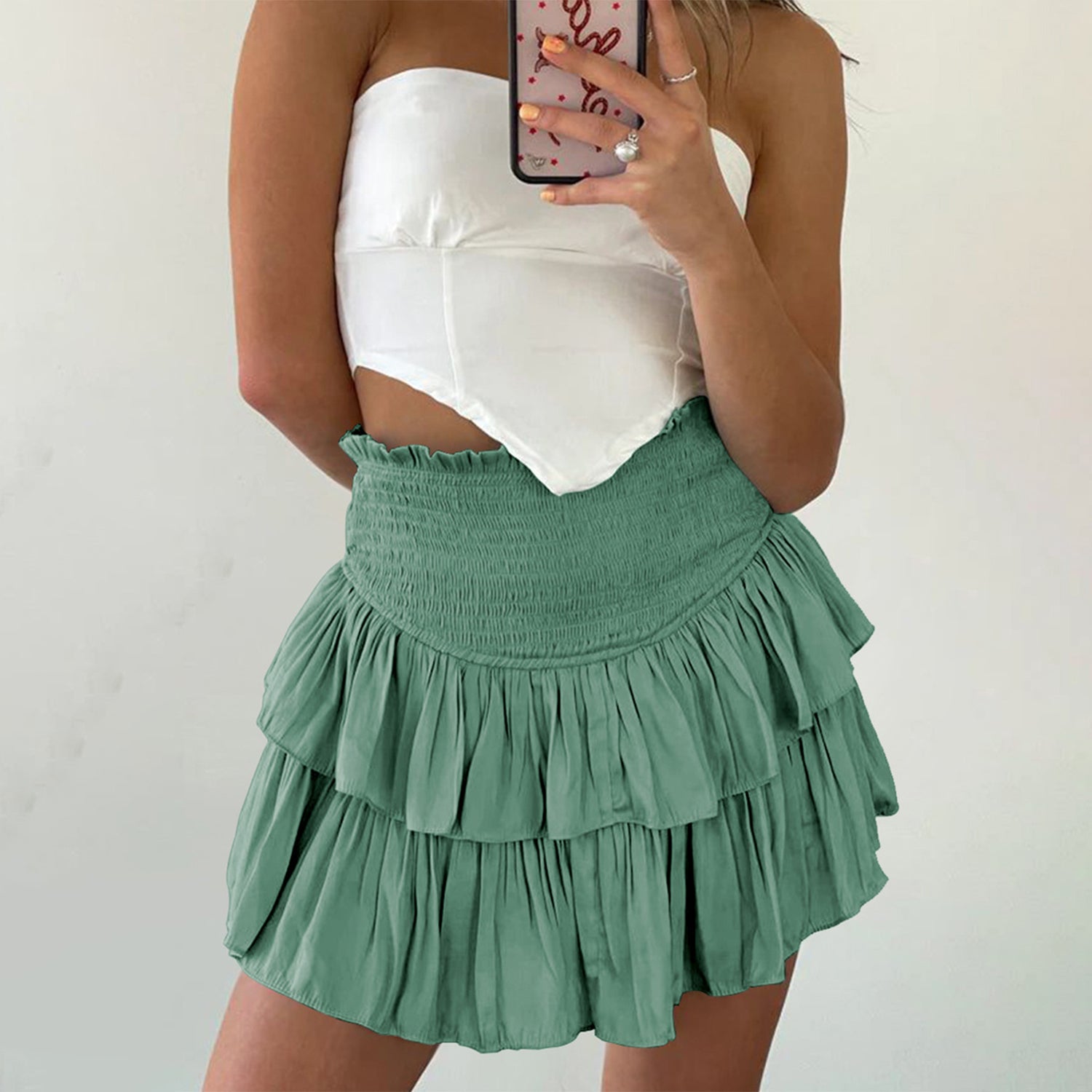 Ruffle Layer Skirt