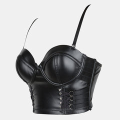 Leather Corset Cami Top - Melena