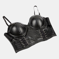 Leather Corset Cami Top - Melena