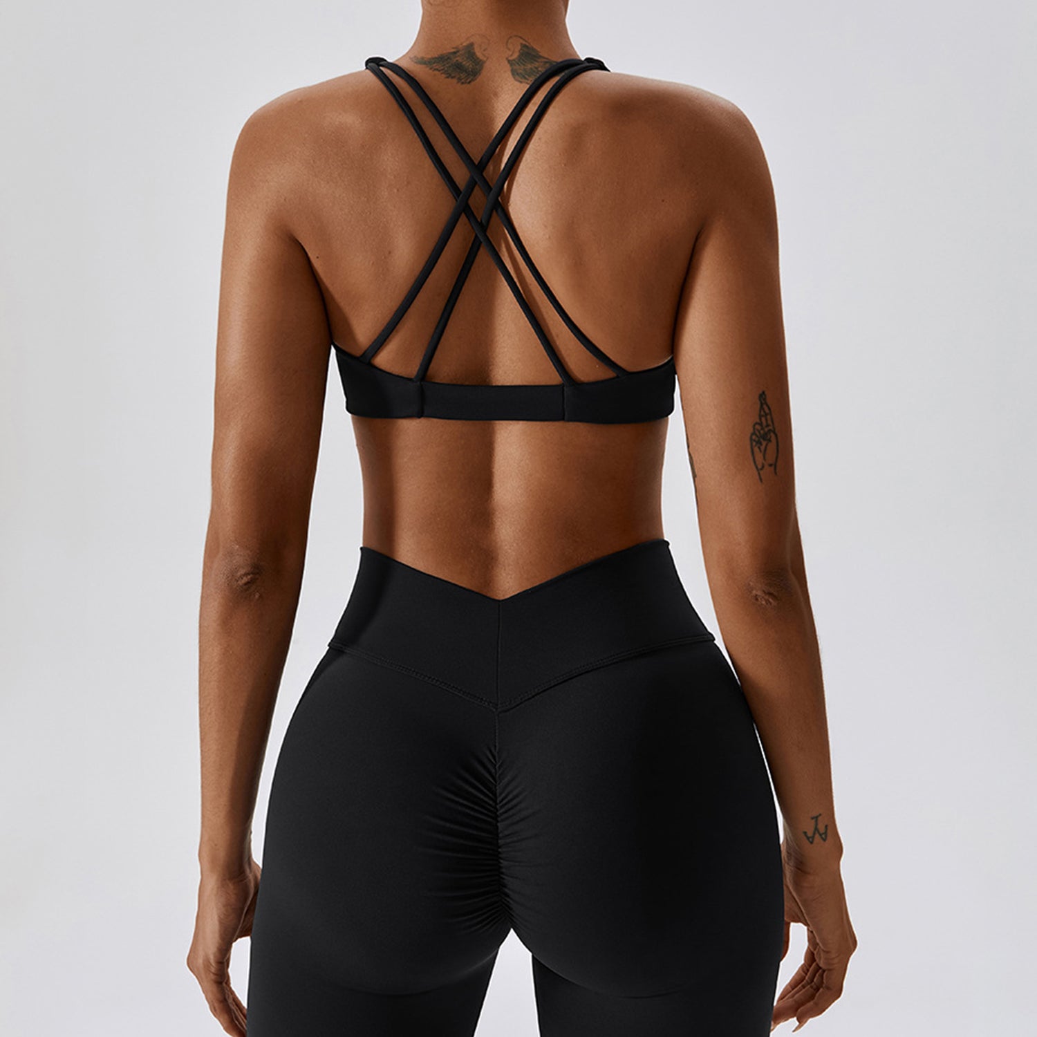 Twist Front Workout Bra