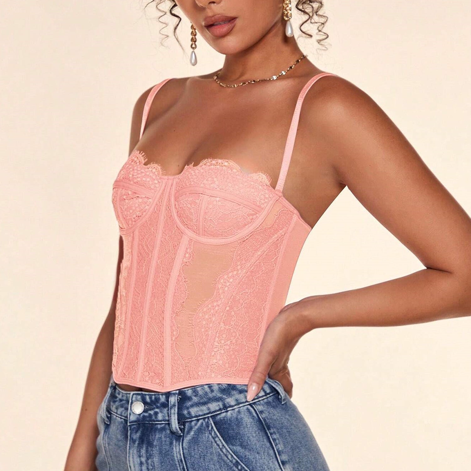 Lace Corset Top