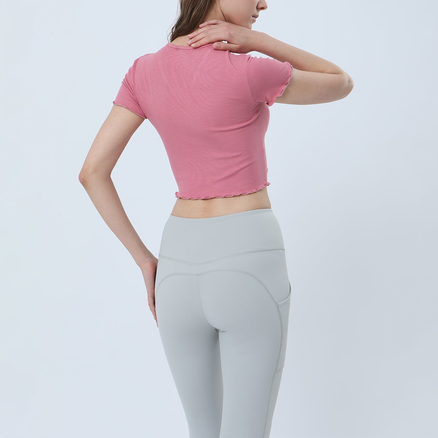 Ruched Yoga Sports Top