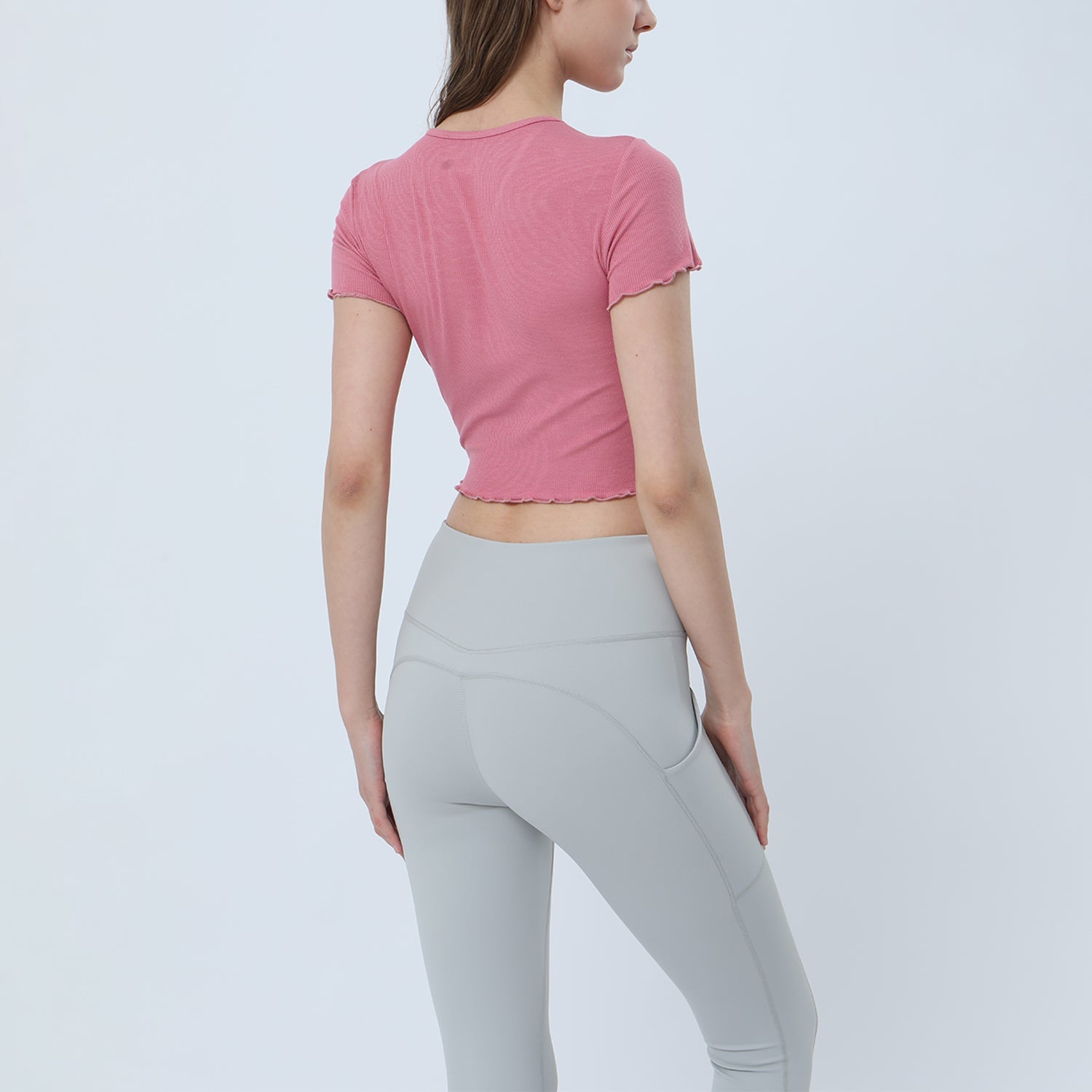 Ruched Yoga Sports Top