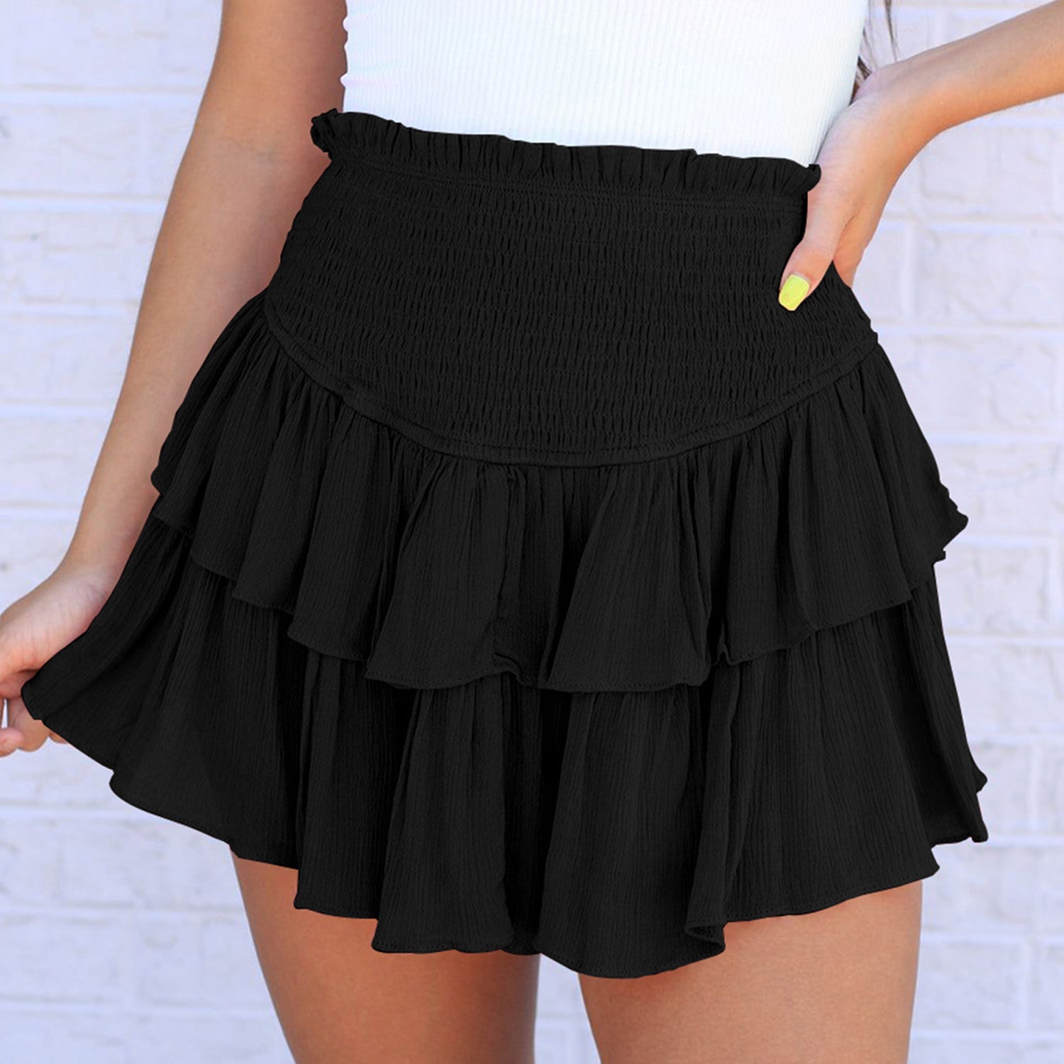 Ruffle Layer Skirt