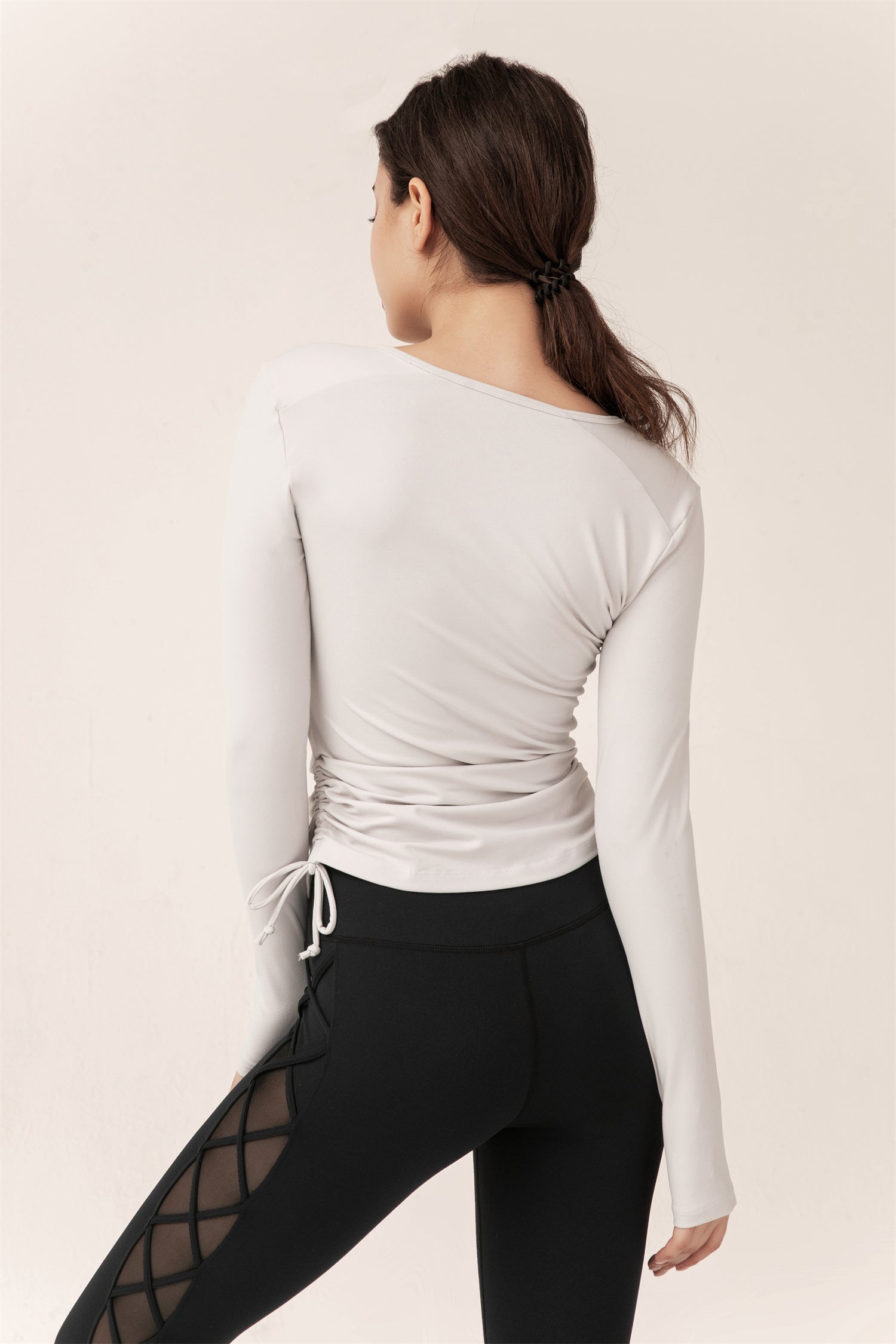 Drawstring Sports Top