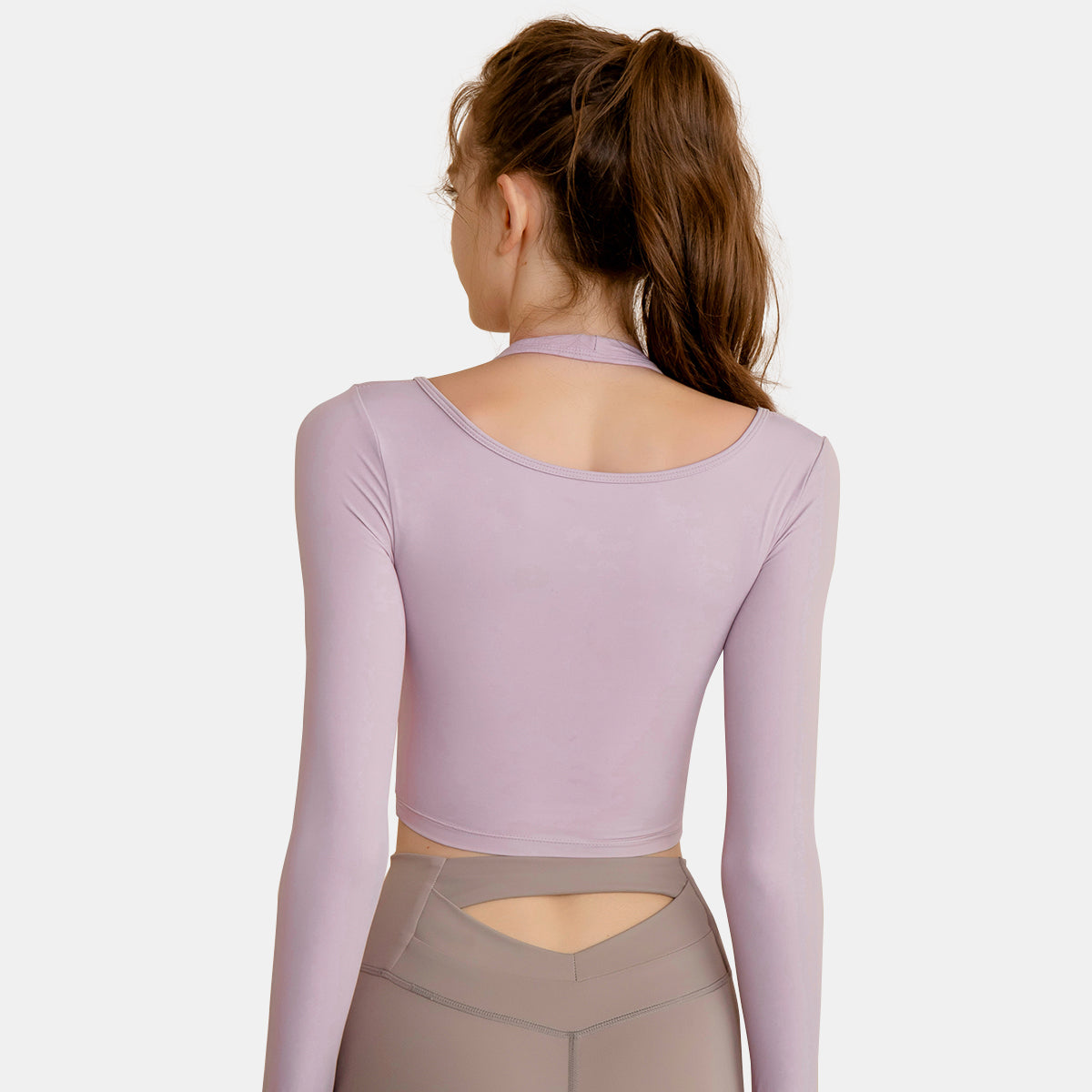 Cropped 2-in-1 Sports Top