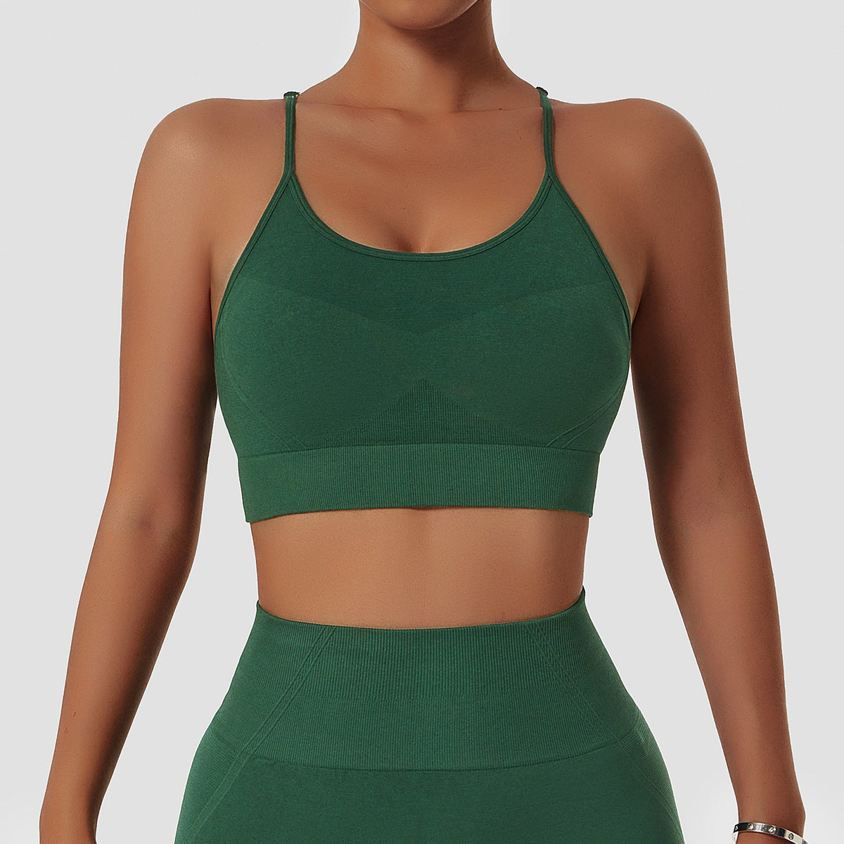 Seamless Racerback Sports Bra