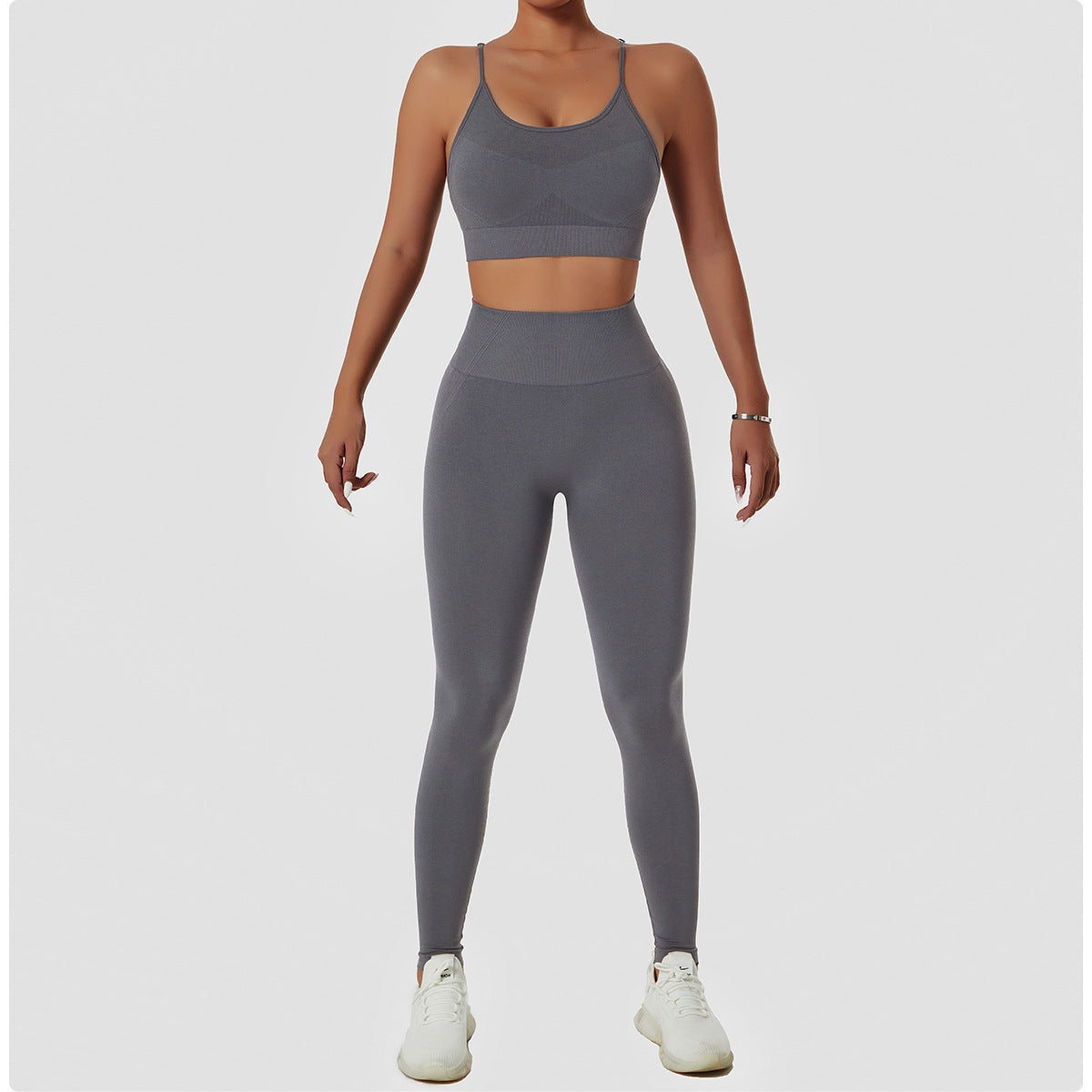 Seamless Racerback Sports Bra