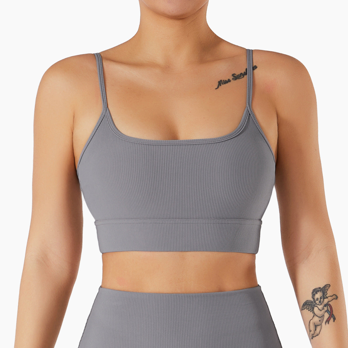 Live In Rib Longline Sports Bra