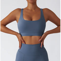 U Neck Racerback Sports Bra