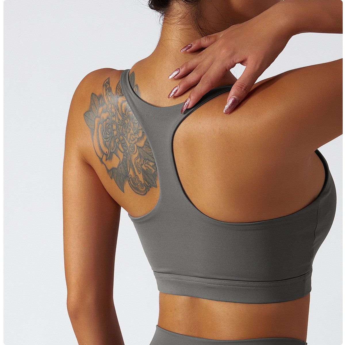 U Neck Racerback Sports Bra