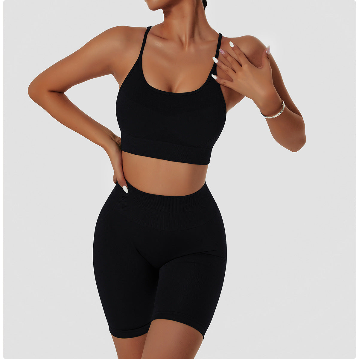 Seamless Racerback Sports Bra