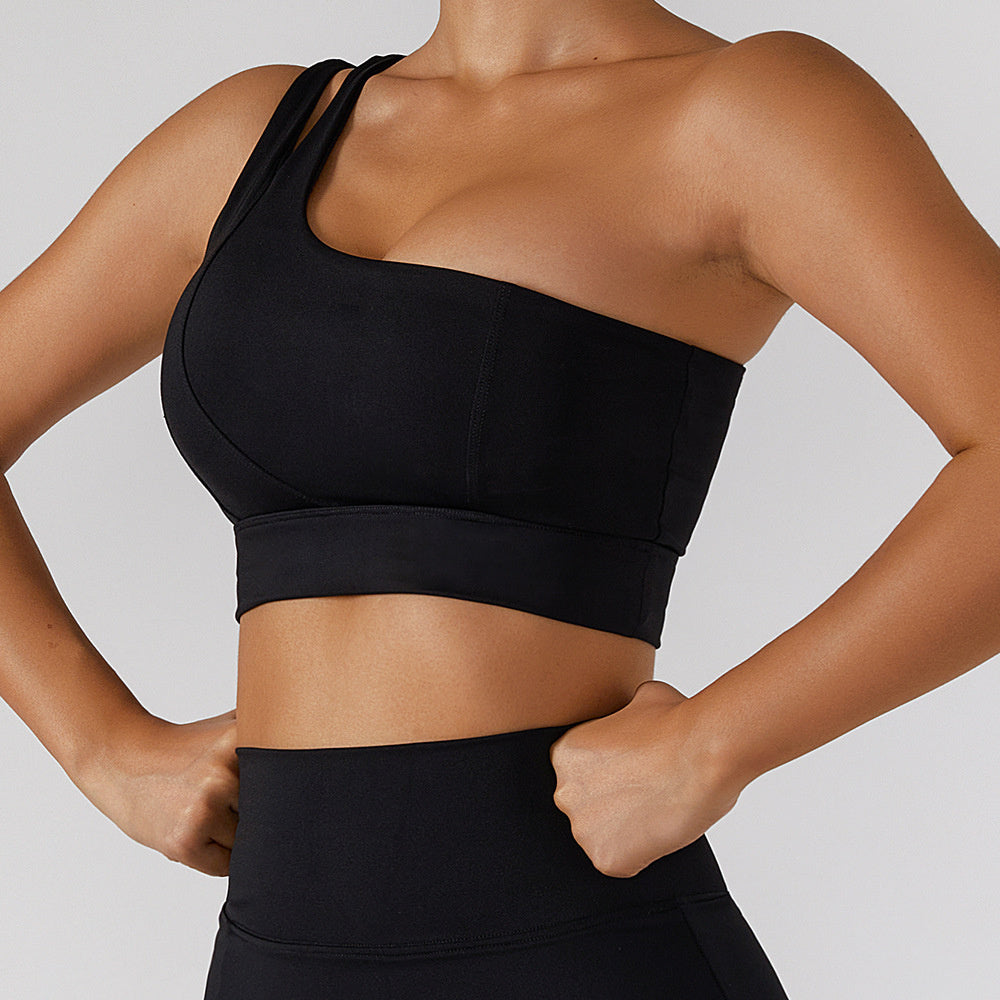 One Shoulder Sports Bra