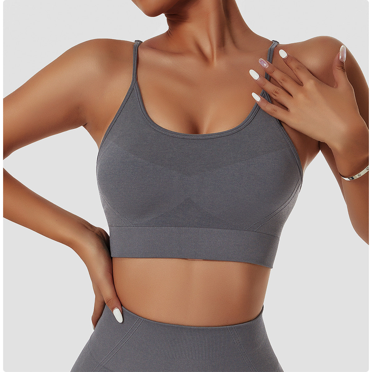 Seamless Racerback Sports Bra