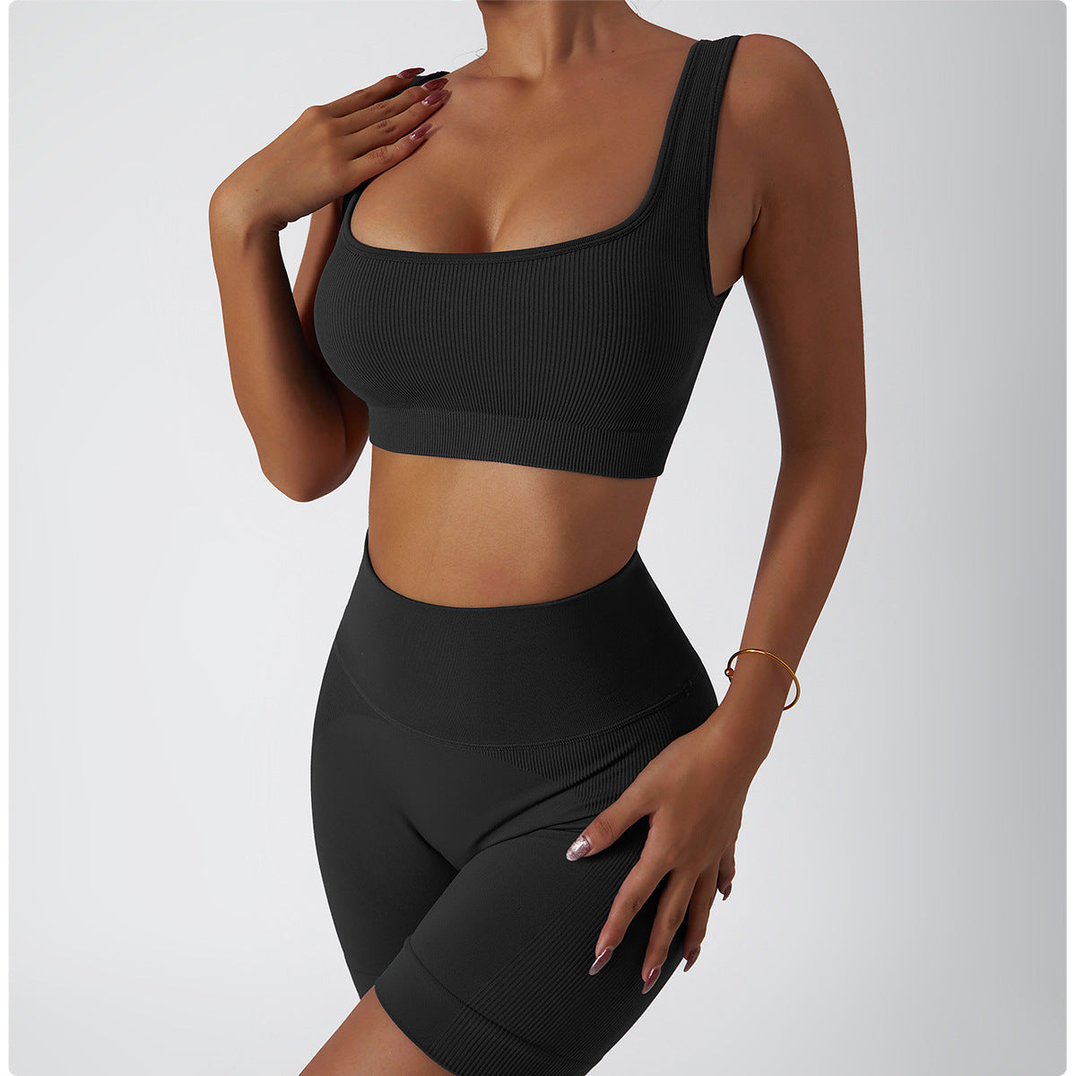 Seamless Square Neck Sports Bra