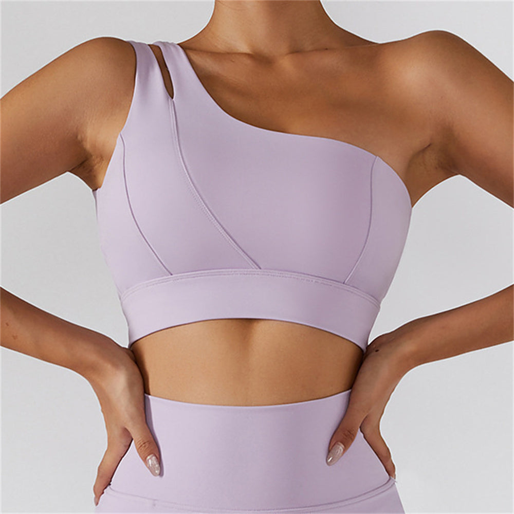 One Shoulder Sports Bra