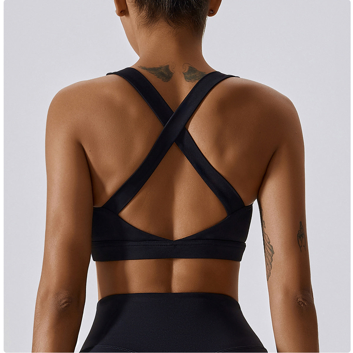 Backless Crisscross Sports Bra