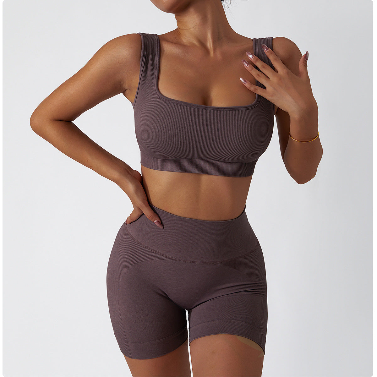 Seamless Square Neck Sports Bra