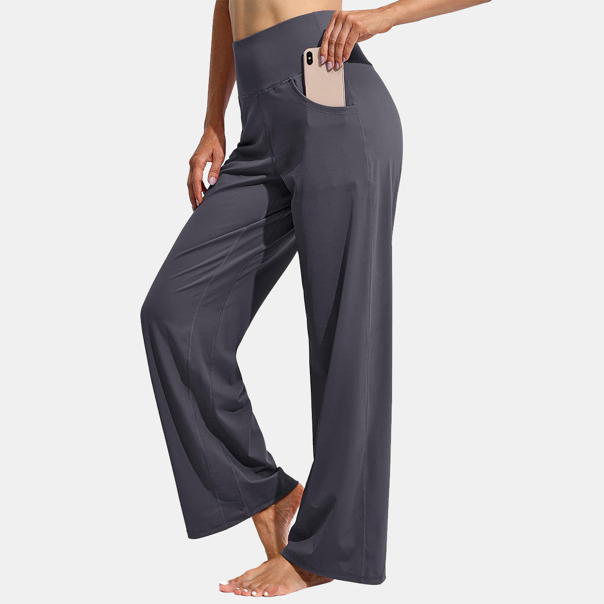 Wide Leg Yoga Pants with Pockets